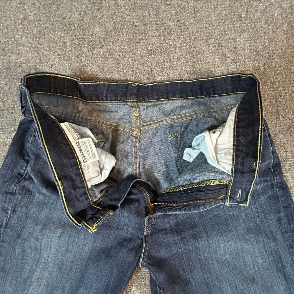 Levis Strauss 514 Dark Blue Regular Straight Leg Fit Jeans W36‎ L32